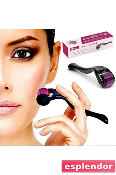 esplendor مجموعة العناية بتجديد البشرة سكين رولر