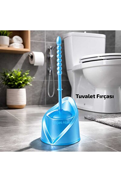 ÇEÇEN HOME (قطعة واحدة) طقم فرشاة تنظيف المرحاض المزودة بمقصورة، طقم فرشاة ال...
