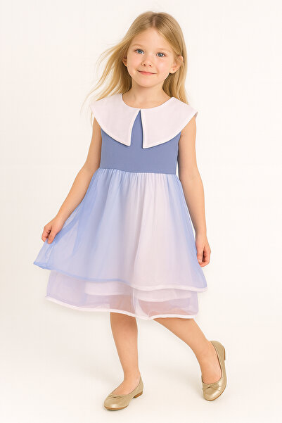 FOR GIRLS Girls’ Sleeveless Collar Dress