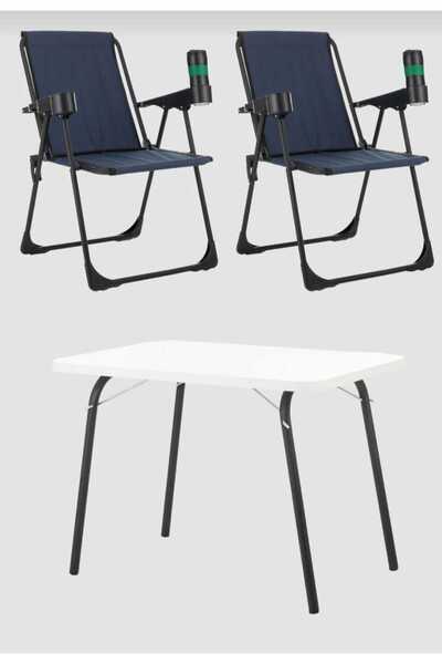 DEKOZUM HOLİDAY Kamp Seti Kamp Sandalyesi Kamp Masası Katlanır Kamp Piknik Se...