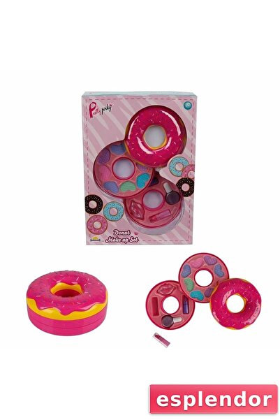 esplendor مجموعة مكياج مكونة من طبقتين على شكل دونات