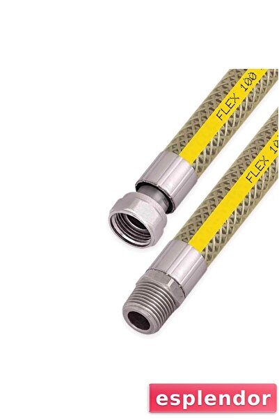 esplendor موقد فرن غاز طبيعي موصل فليكسي خرطوم حماية إضافية بطول 1.50 متر