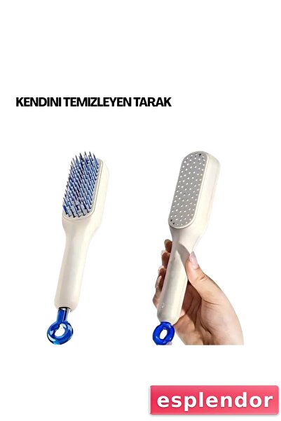 esplendor مشط شعر ذاتي التنظيف مزود بخاصية مقاومة الكهرباء الساكنة