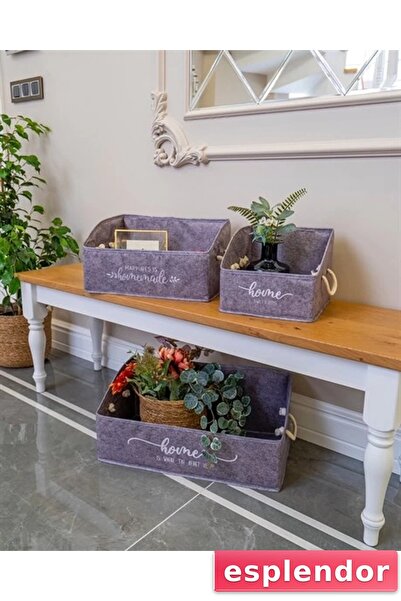 esplendor 2 Pieces Felt Shelf Organizer Set Mega/Maxi/Box Organizer