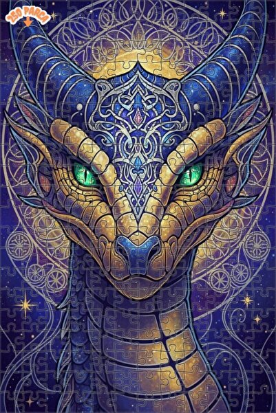 Esranın Dünyası لغز الديناصورات من الكون الغامض، لوحة زيتية، مزدوج الطبقات إط...