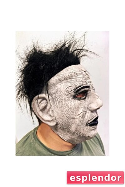 esplendor قناع الوجه بشعر أسود من مايكل مايرز