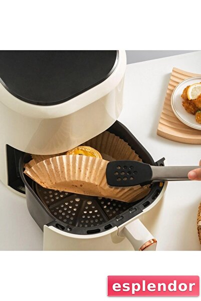 esplendor 50 قطعة من ورق الخبز للمقلاة الهوائية للاستعمال مرة واحدة، ورق خبز ...