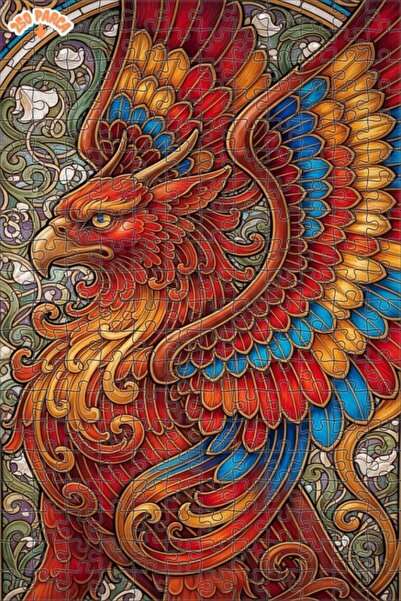 Esranın Dünyası Magical Creature Griffin Oil Painting Lookalike Double-Layer ...