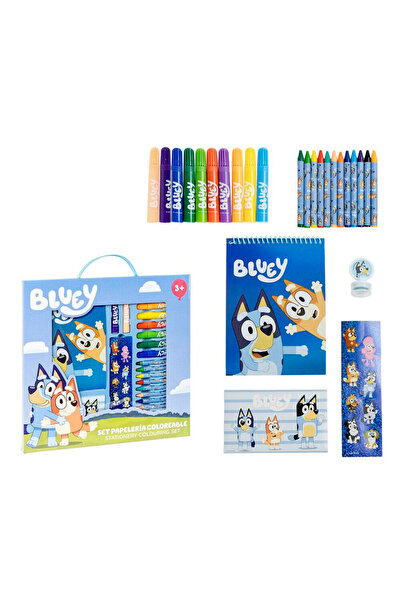 bluey Blue Drawing Set with 26 Pieces 3 Years 22