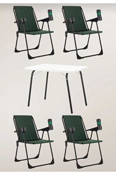 DEKOZUM HOLİDAY Kamp Seti Kamp Sandalyesi Kamp Masası Katlanır Kamp Piknik Se...