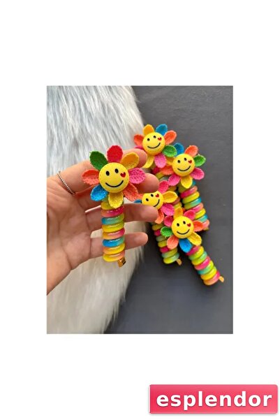 esplendor مشبك حلزوني مبتسم من الشمس