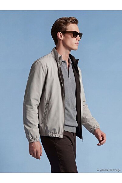 LC Waikiki Southblue Stand Collar Men's Jacket