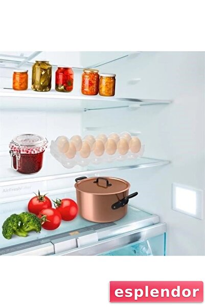 esplendor 12 Pieces Lockable Egg Storage Container Box Apparatus with Transpa...