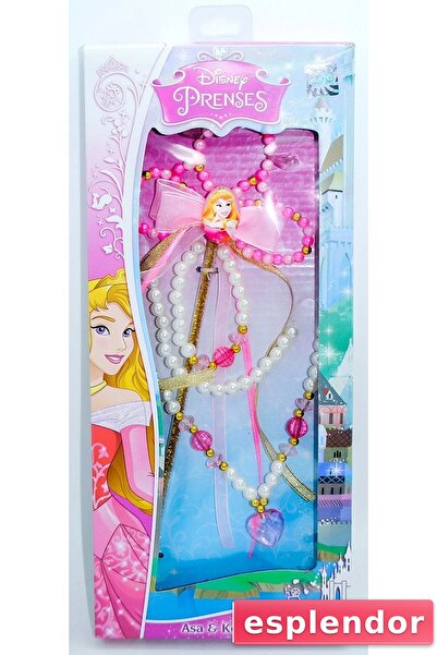 esplendor عصا ديزني أورورا - قلادة - مجموعة سوار