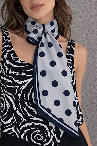 tarzınısec Alege-ți stilul Elegant cu buline cu model Cravată albastră / Eșar...