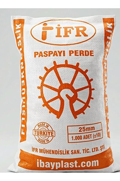 İbayPlast İBAY PLAST İnşaat Paspayı Perde ve Kolon Tipi - 1000 Adet (Çuval)