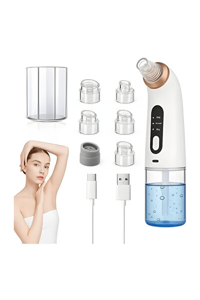 Teno Dispozitiv de curățare facială cu aspirator și 7 accesorii pentru o piel...