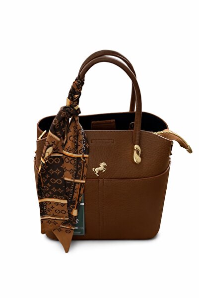 Miami Polo Club وشاح نسائي بتصميم أنيق مكون من حقيبة طبقات يمكن حمله باليد وع...