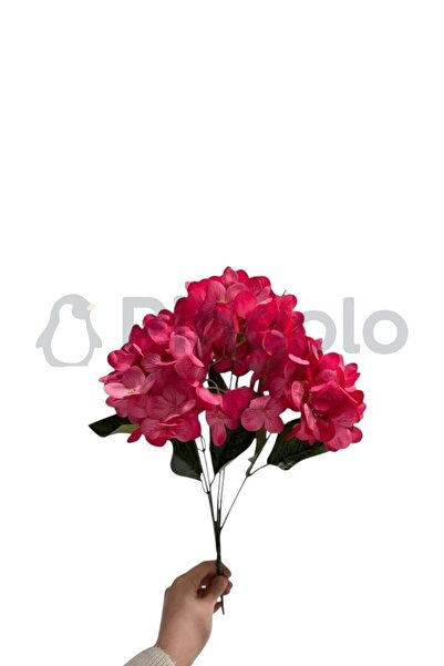 Pingolo زهرة الأورتانكا الاصطناعية ذات 5 فروع PNG-505-فوشيا