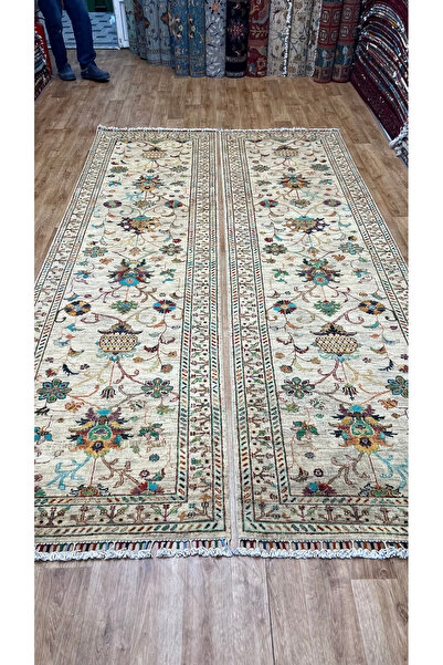 Turkmen Rug El Dokuma Afghan halısı