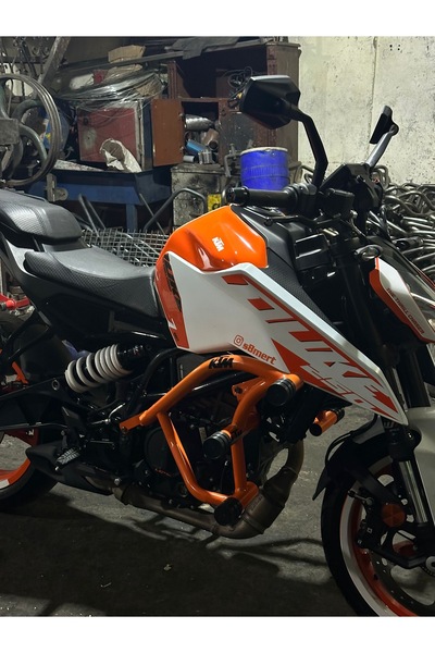 KTM DUKE 125&250&390 BİREBİR UYUMLU ÖN KORUMA 6 TAKOZLU TURUNCU