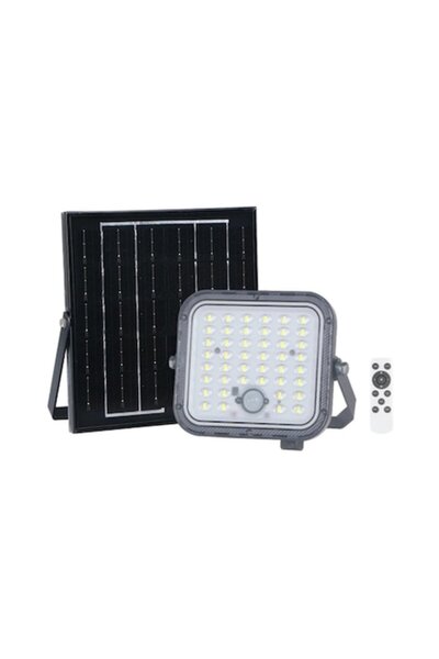 HOFF Ηλιακός προβολέας LED, 10 W, γκρι