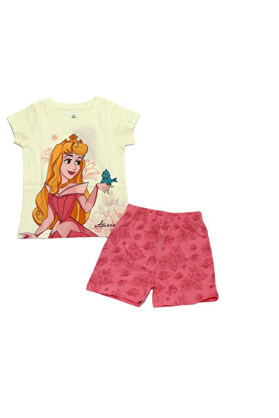 Disney Pijamale de vară pentru fete cu mâneci scurte, bumbac, Prințese 92 CM ...