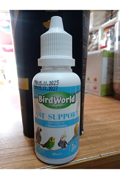BİRDWORLD AST-SUPPORT KAFES KUŞLARI İÇİN C VİTAMİN DAMLASI