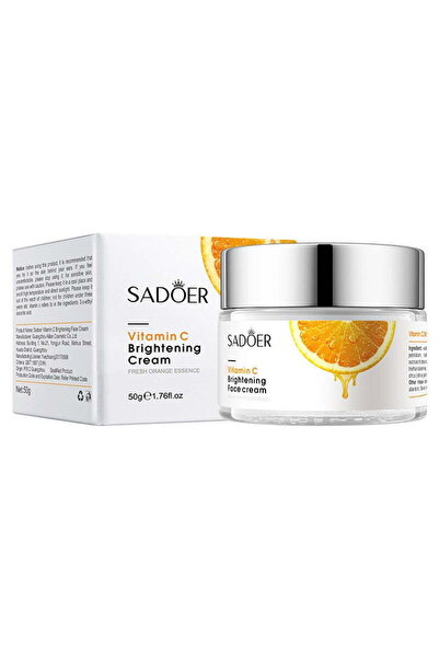 SADOER Facial Whitening Cream with Vitamin C for Dark Skin