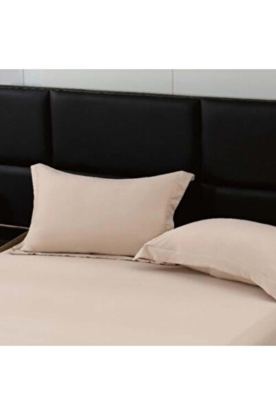 Alhabib bedding طقم غطاء وسادة شارم سادة بيج عدد القطع 2