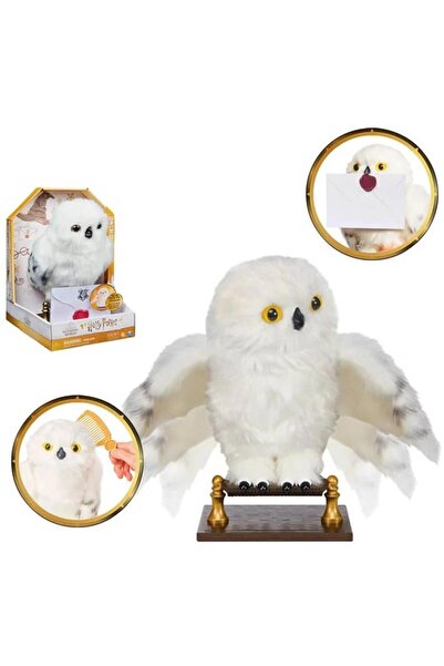 Harry Potter İnteraktif Büyüleyici Hedwig Baykuş Peluş Oyuncak 23 Cm 6061829