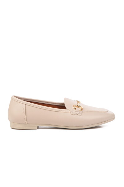 Aspor Cream Thin Sole Lightweight Women's Ballerinas