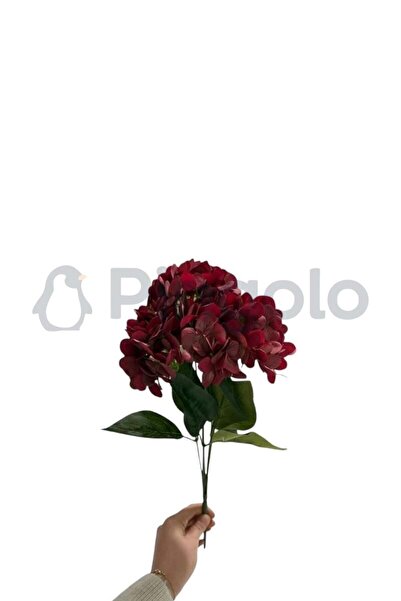 Pingolo Ortanca 5 Dallı Yapay Çiçek PNG-505-Bordo