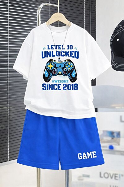 daxia sportswear & company Boys' Level10 Unlocked Printed Shorts Set (New Pro...