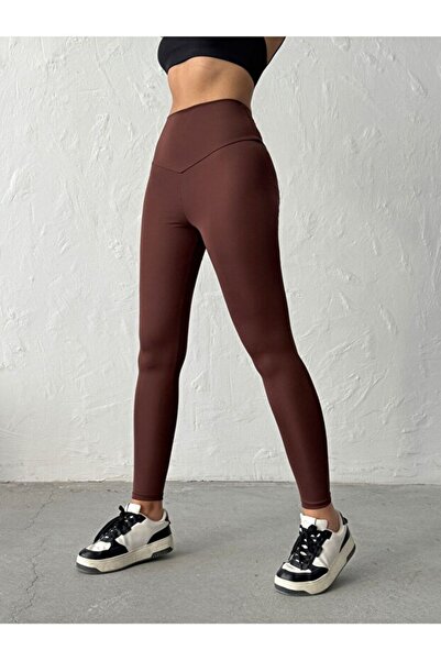 FORMO Colanți sport confortabili pentru femei, cu talie extra înaltă, încruci...