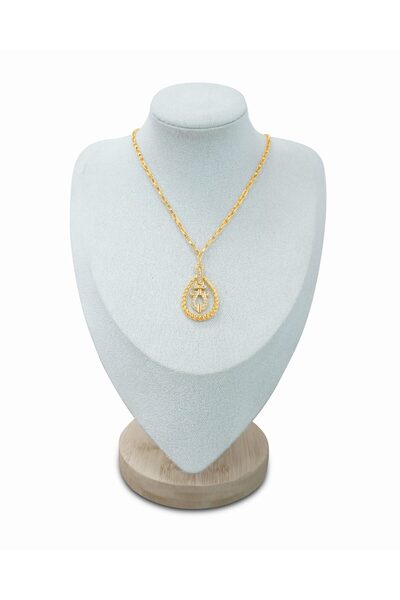 Ramaria Atelier Crystal Loop Medallion Necklace