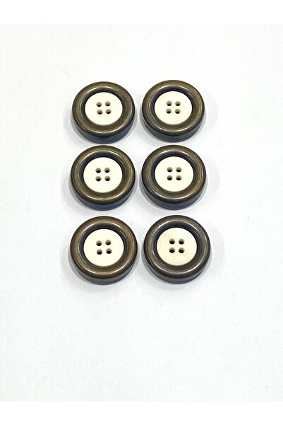 karantuhafiye Italian Oxide Frame / White Center / Trench Coat Jacket Button ...