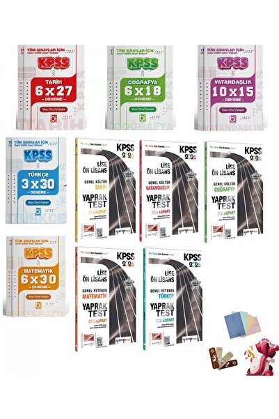 Bigelio Yayıncılık Yargı 2026 KPSS Ortaöğretim Ön Lisans Tüm Dersler Deneme v...