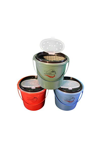 SEA HORSE Süzgeçli Balıkçı Kovası Renkli