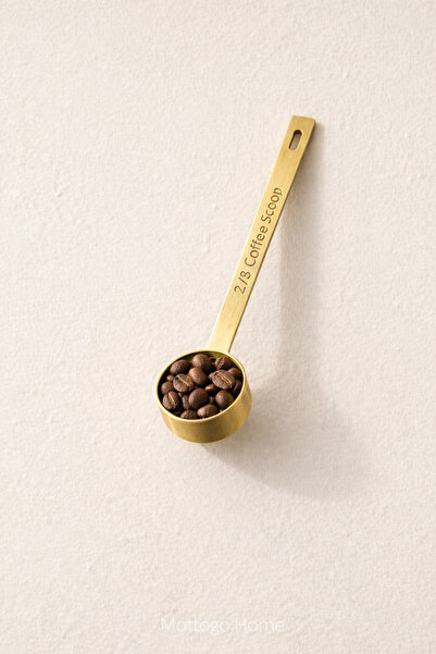 Mottogo ملعقة قياس القهوة طويلة بمقبض - ملعقة من الفولاذ المقاوم للصدأ (5 مل ...