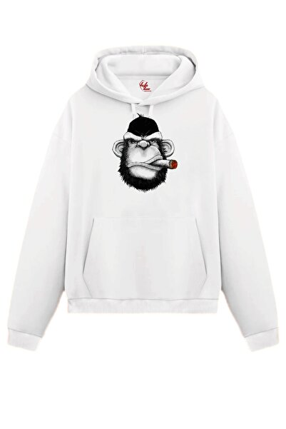 Rabona Fashion Mahalle's Elder Gorilla Design Sweatshirt / Hoodie (Optional)