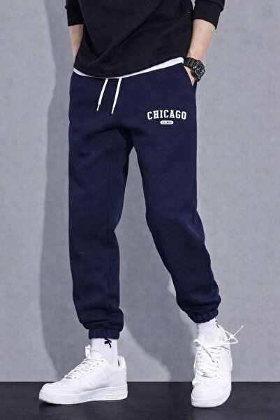 Le Vion Men's Gray Jogger Pants Sweatpants with Elastic Cuffs, Comfortable Cu...