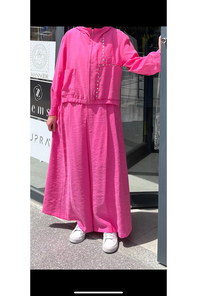 qupra Pantolon etekli takım