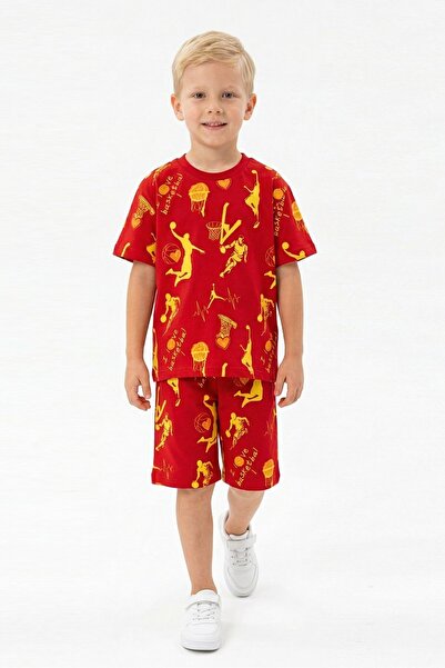 Yağmur Giyim İSOB Fan D cu model % bumbac 100% Set cu mâneci scurte și pantal...