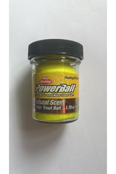 BERKLEY PowerBait Alabalık Hamur Yemi (Ciğer Aromalı/Sarı)-1633606