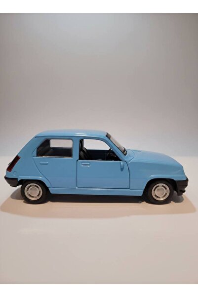 farddad Blue Renault 5 Metal Pull-Back Toy Car Model Car Classic Car |   Gift