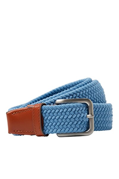 Jack & Jones JACSPRING WOVEN BELT NOOS Ανδρική Μπλε Ζώνη - 12118114