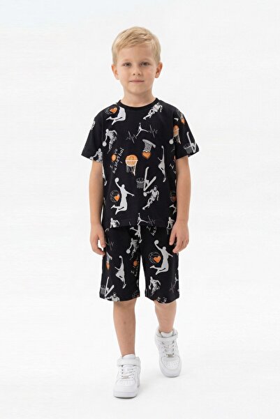 Yağmur Giyim İSOB Fan D cu model % bumbac 100% Set cu mâneci scurte și pantal...