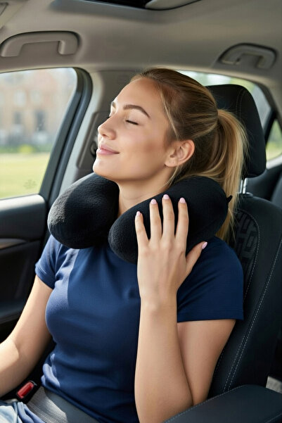 Bundeba 1.Kalite Boyun Destekli Seyahat Boyun Yastığı Ortopedik Burun Ameliya...