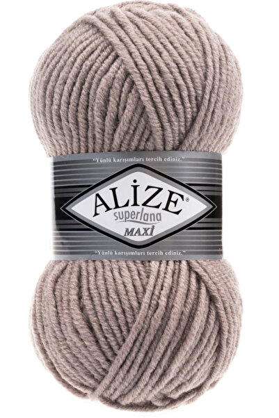 Alize Süperlana Maxi Χοντρό Πλεκτό Σχοινί 541 Mink